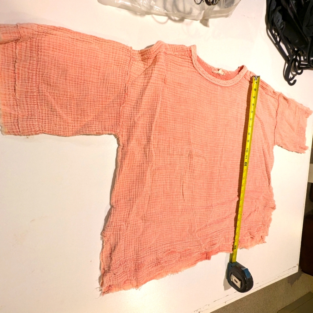 Cotton pullover blouse